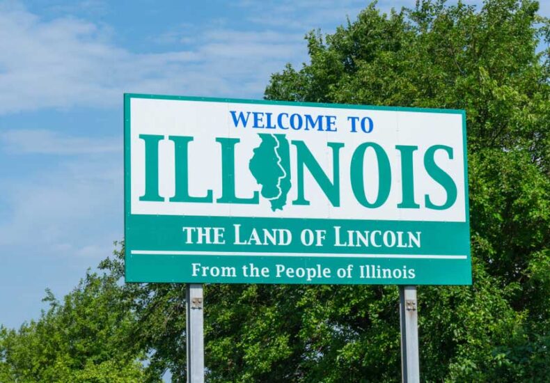 Signboard of Illinois