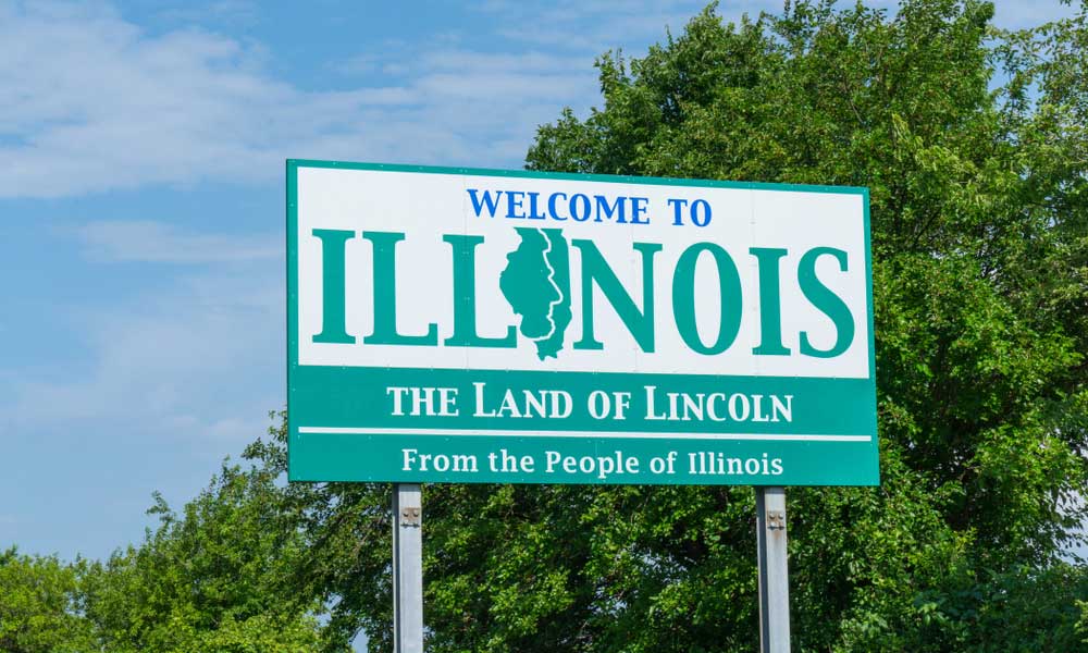 Signboard of Illinois