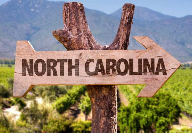 Signboard of North Carolina